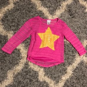 Long sleeve over tank top girls size 6